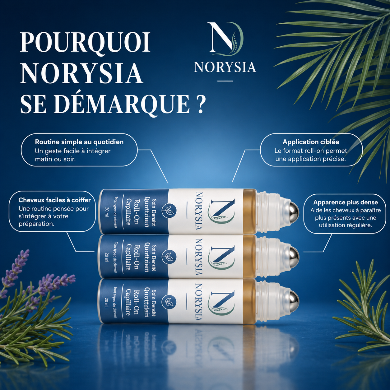 Sérum Roll-On Avancé pour la Croissance des Cheveux