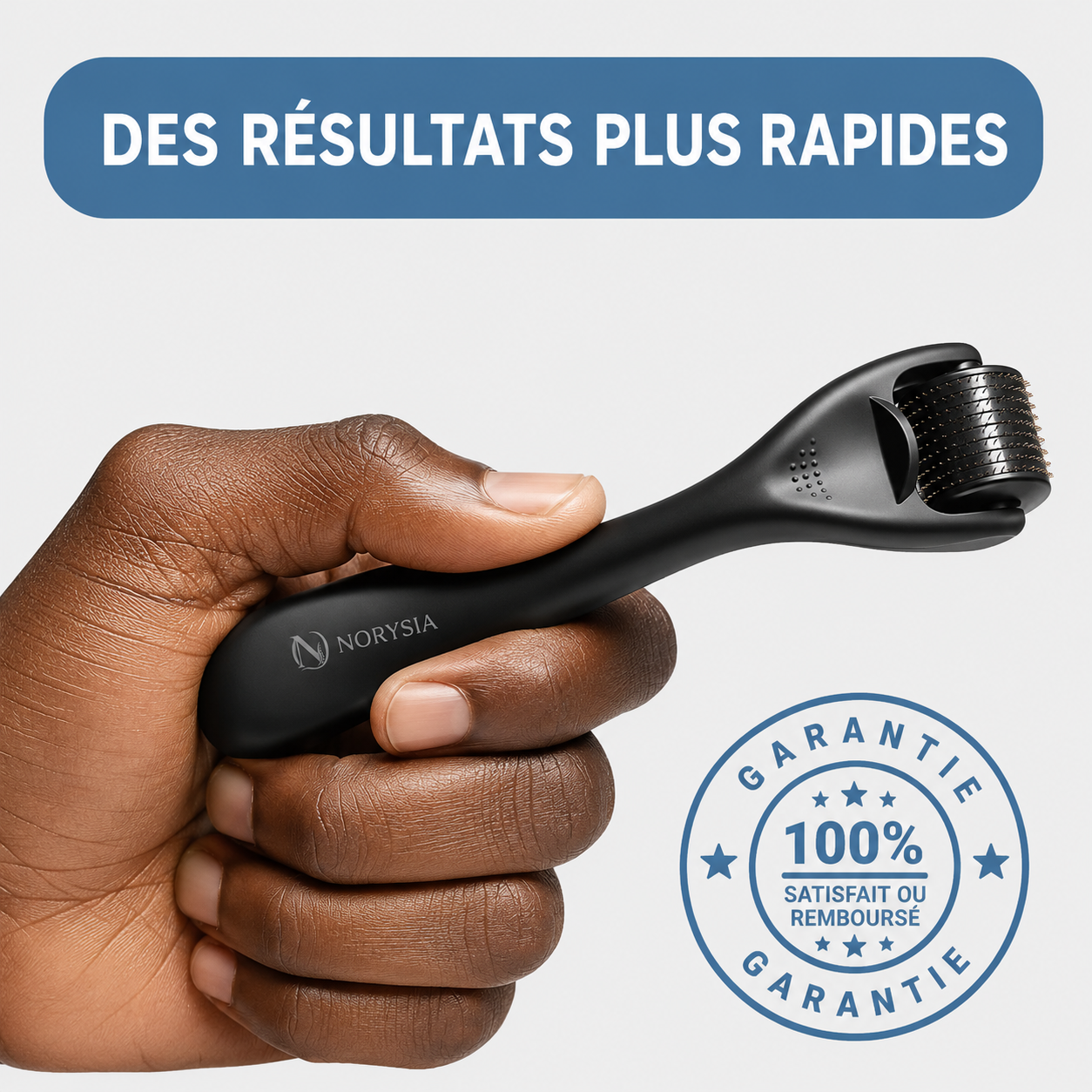 Rouleau dermique pour la pousse des cheveux