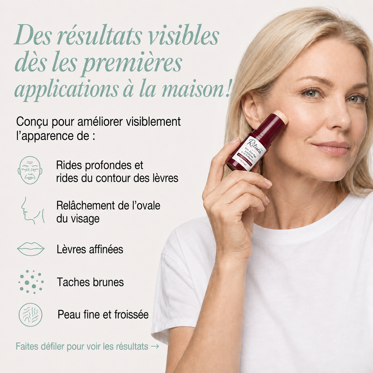 RITUÉA™ — Stick Anti-Âge au Calcium et au Collagène