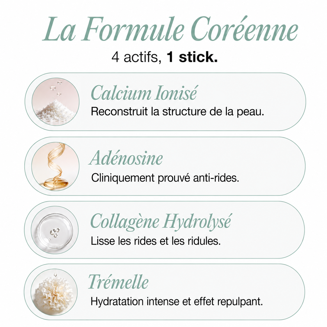 RITUÉA™ — Stick Anti-Âge au Calcium et au Collagène