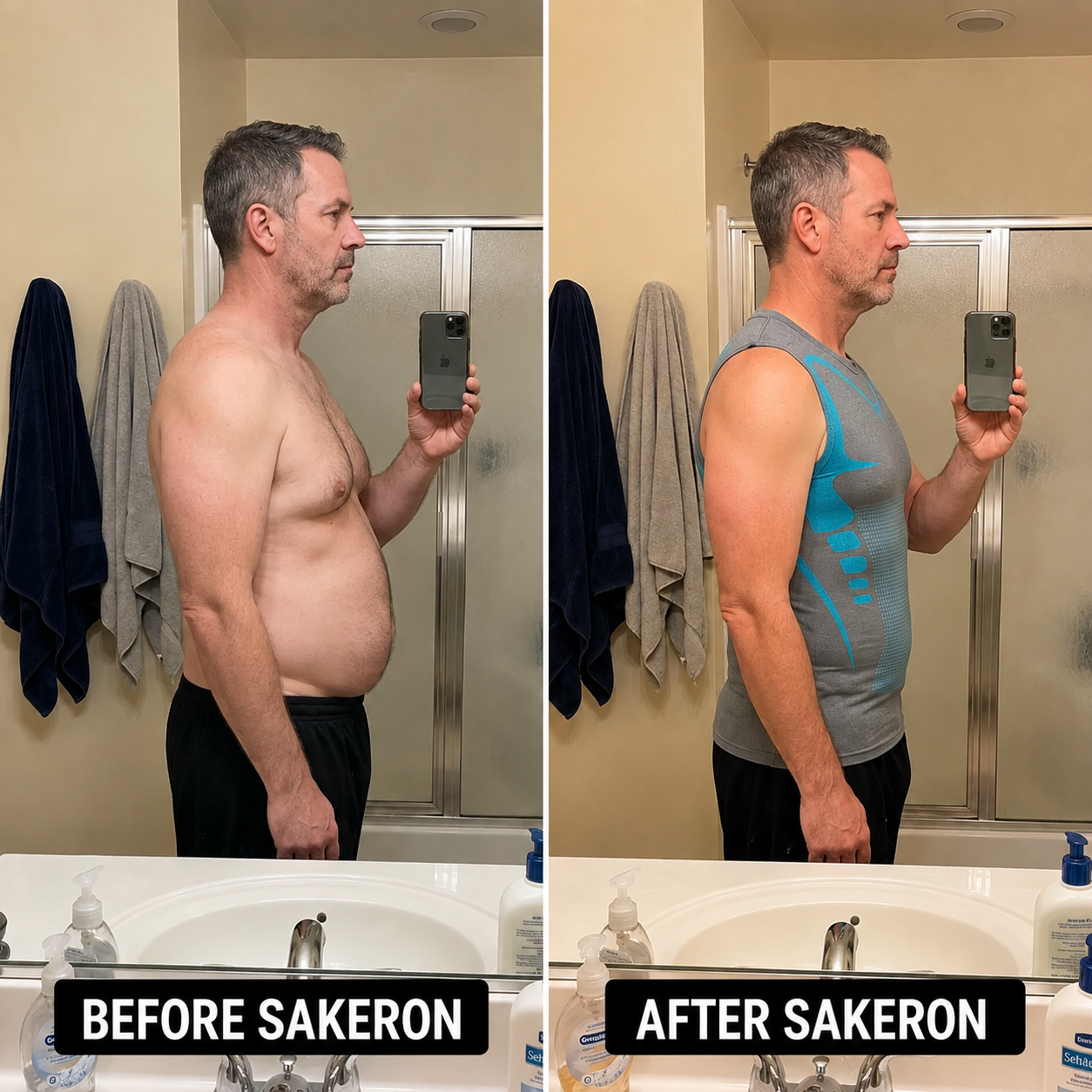 Sakeron | Look Stronger. Feel Confident. Take Control.